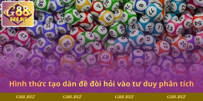 Hình thức tạo dàn đề đòi hỏi vào tư duy phân tích